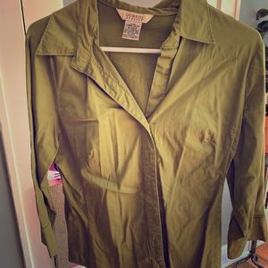 Green Business Professional Top- EXPRESS